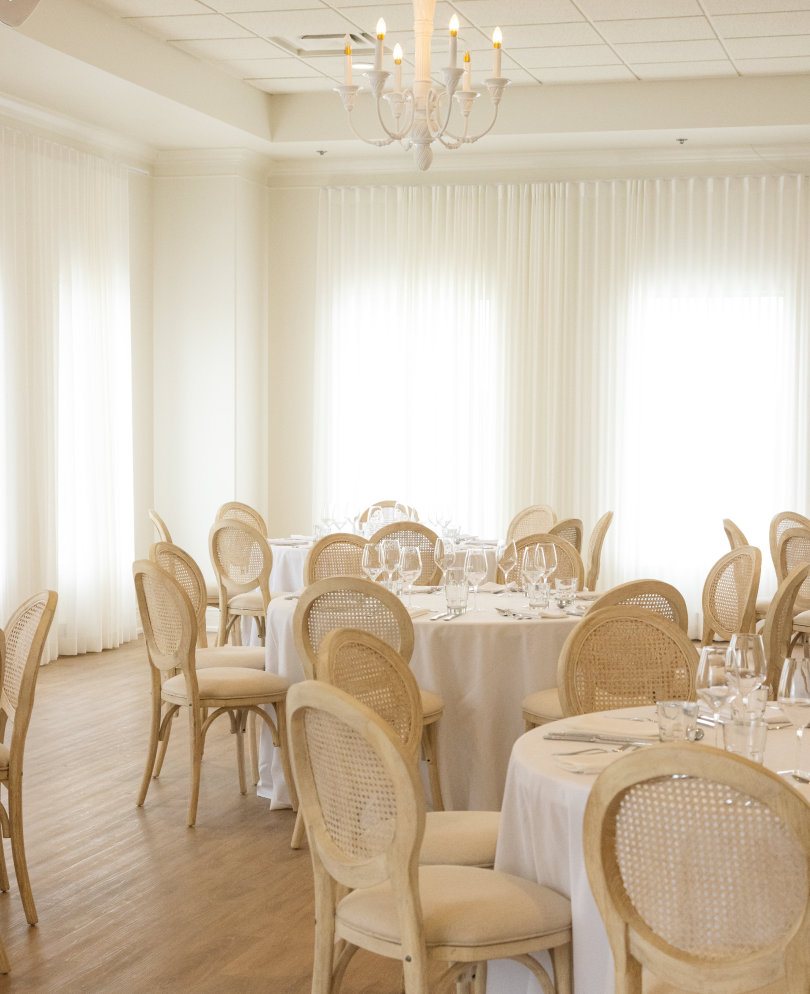 Bronte Boathouse Events event space venue Bronte Oakville table setting